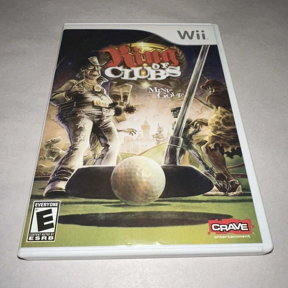 King of Clubs (Nintendo Wii, 2008) CIB Complete w/ Manual Near Mint Condition